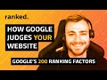 Google's 200 Ranking Factors & Why Some Websites Rank Higher