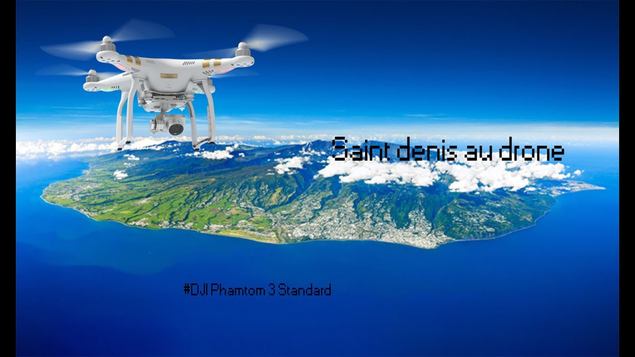 Premier vol à la Réunion, Survol de Saint denis (Phantom 3) YouTube