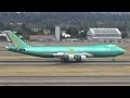 Awesome heavy plane spotting at portland intl airport pdx