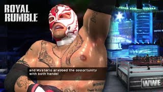 WWE SmackDown vs Raw 2011 - Rey Mysterio wins the Royal Rumble