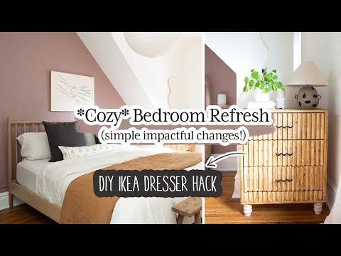 Turning My Rental Bedroom Into A Cozy Oasis Ikea Tarva Dresser Hack
