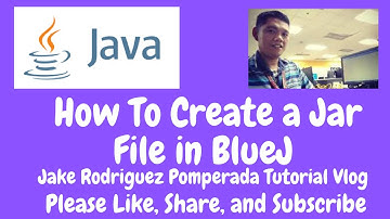 How To Create a Jar File in BlueJ