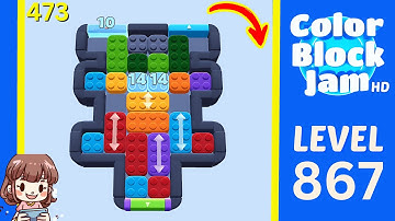 Color Block Jam Level 473 (867) Solution Walkthrough