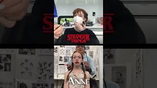 AMYBETH MCNULTY HAIRSTYLE TRANSFORMATION IN STRANGER THINGS AND ANNE WITH AN E Resimi