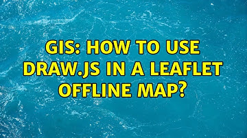 GIS: How to use Draw.js in a Leaflet offline map?
