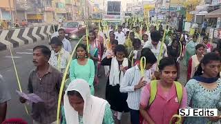 Palm Sunday at seashore St Anthony's shrine Palavakkam