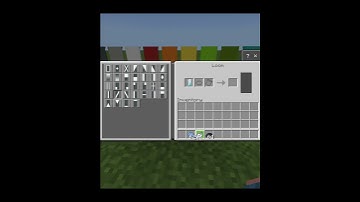 1-Minute Minecraft Tutorials - Decorative Mirror Banner #minecraft #tutorial