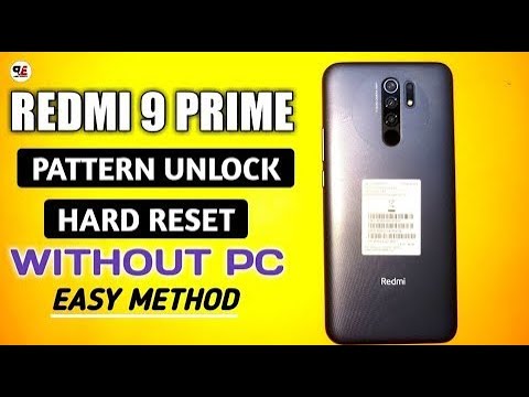 Redmi 9 Prime Hard Reset | Redmi 9 Prime Pattern Unlock | Redmi 9 prime Factory reset