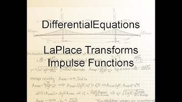 Differential Equations Chapter 6.5 Impulse Functions