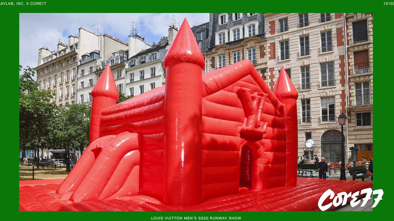 Virgil Abloh's 2020 Louis Vuitton bouncy castle by Playlab