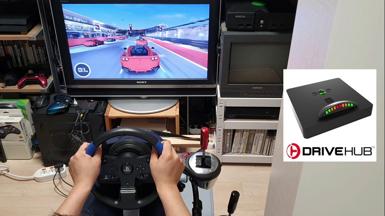 Cronusmax Drive Hub XBOX1X Play and Aassetto Corsa Competizione (T150