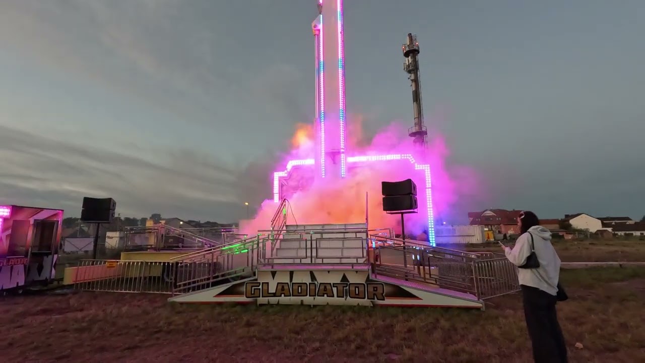 Karuzela Booster (Lunapark Jan Novy) Off ride 1 - Łeba - Lipiec 2025