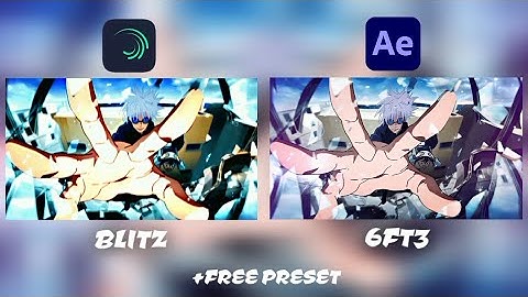 Alight Motion Vs After Effects | @6ft3 Free Preset + Remake Clips 📲 | Makeba - JJK S2 [Edit/AMV] ✨