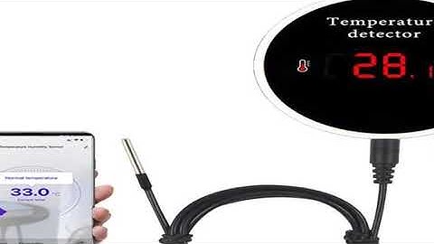 Haozee Tuya Smart WIFI Thermometer With External Temperature Probe USB Charge or Rechargable Battery