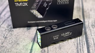 Nitecore TM12K - My New Favorite EDC Flashlight / 12,000 Lumens