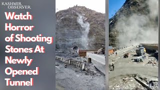 Watch Horror of Shooting Stones At Newly Opened Tunnel