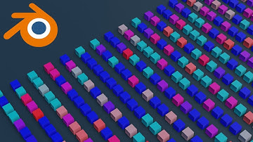 How to add random colors to objects | Blender Tutorial