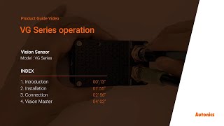 Autonics Tutorial : VG Series Operation