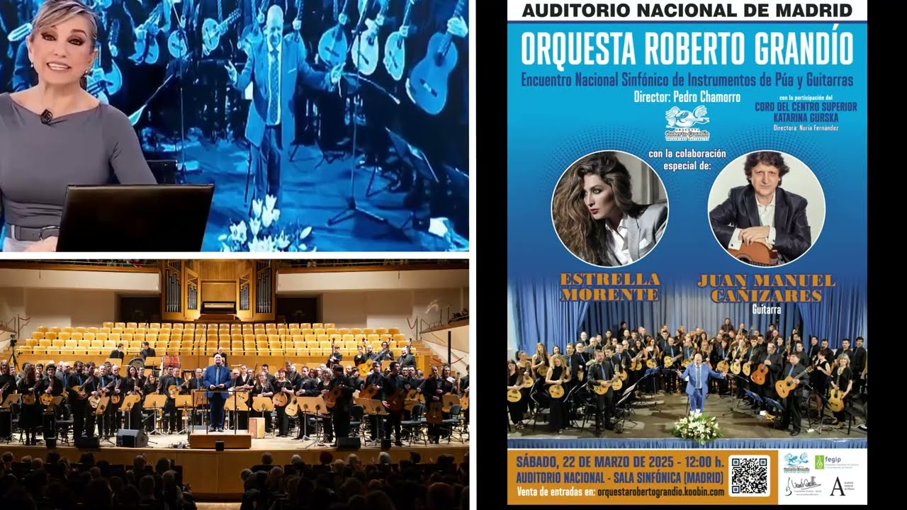 🎶 Laúd y Bandurria a su Máxima Expresión | Orquesta Roberto Grandío 🎼 Auditorio Nacional 2025