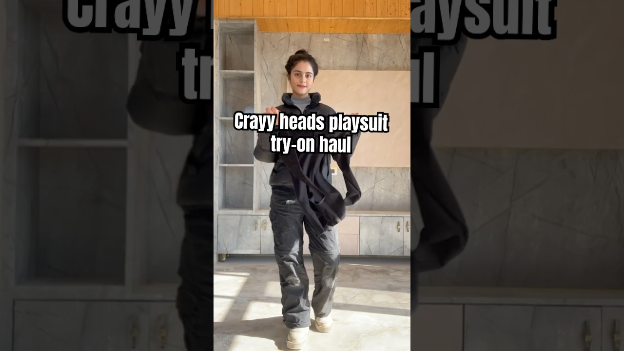 Try-on haul of crayy heads playsuit 