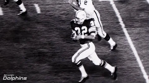 JOE AUER & THE 1ST TOUCHDOWN IN MIAMI DOLPHINS HIS...