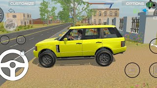Yellow Range Rover Offroad Drive 🔥 | Indian Vehicle Simulator Gameplay | Luxury SUV Adventure screenshot 1