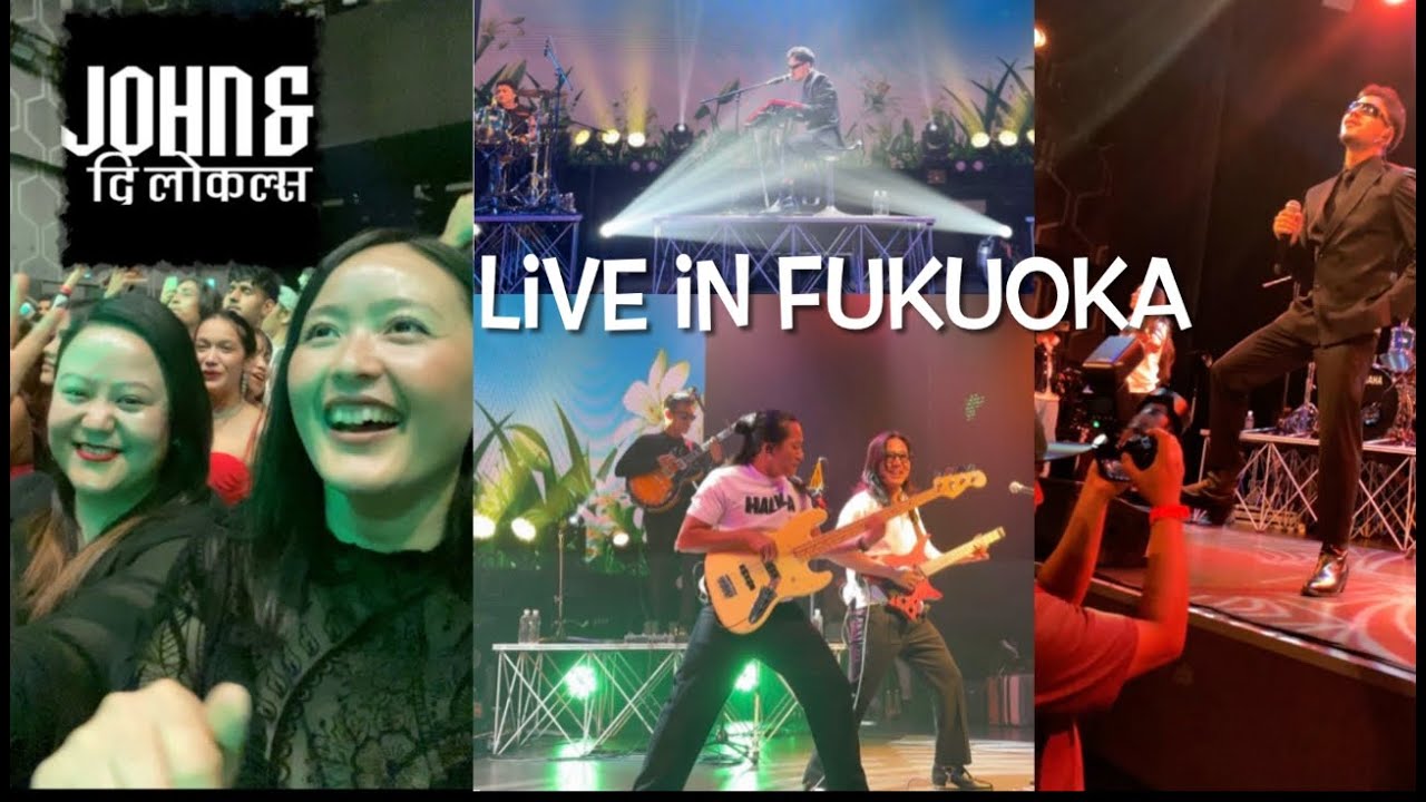 JOHN & THE LOCALS LIVE CONCERT IN FUKUOKA JAPAN 2025 !!! #Aanga's Lifestyle #concert