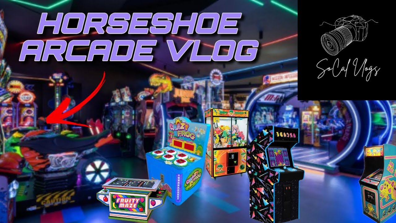 Horseshoe Arcade Las Vegas, NV SoCal Vlogs 2023 YouTube