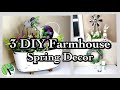 DIY Farmhouse Spring Decor | DIY Dollar Tree Farmhouse Spring Decor | 2021 DIY Farmhouse Spring