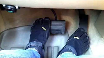 Hard driving the Tahoe in my FiveFingers