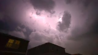 Monster Lightning Storm over Austin Texas  March 16th