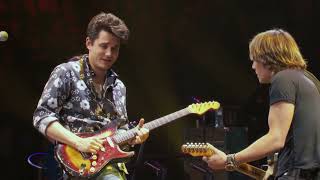 Video thumbnail of "John Mayer & Keith Urban - Don't Let Me Down (Live) HD"