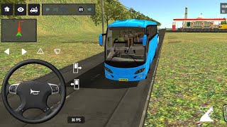 Euro Bus Driving Game Public Transportation 2024 -  Indonesia Bus Simulator Android Gameplay #2037