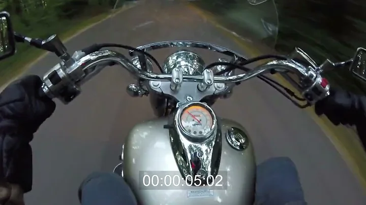 2003 Yamaha XVS 650 Drag Star Classic 0-100 Acceleration