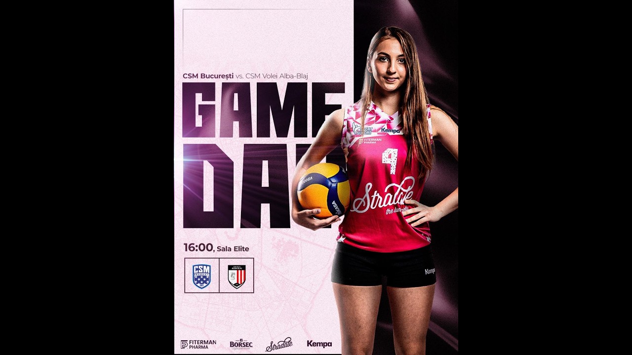 LIVE | 𝐂𝐒𝐌 𝐁𝐮𝐜𝐮𝐫𝐞𝐬𝐭𝐢 🆚️CSM Volei Alba Blaj | Volei A1F