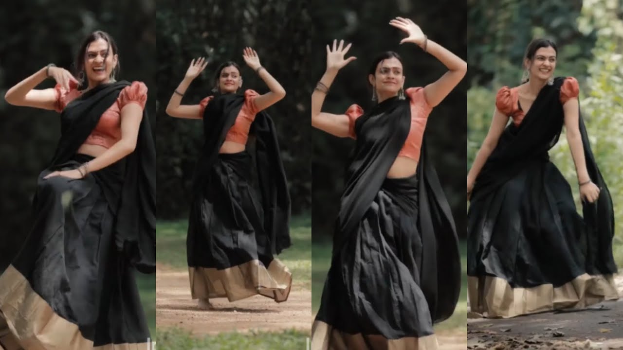 Mallu reels actress Chaithanya prakash hot rare navel show   hot boobs shake in tight blouse 