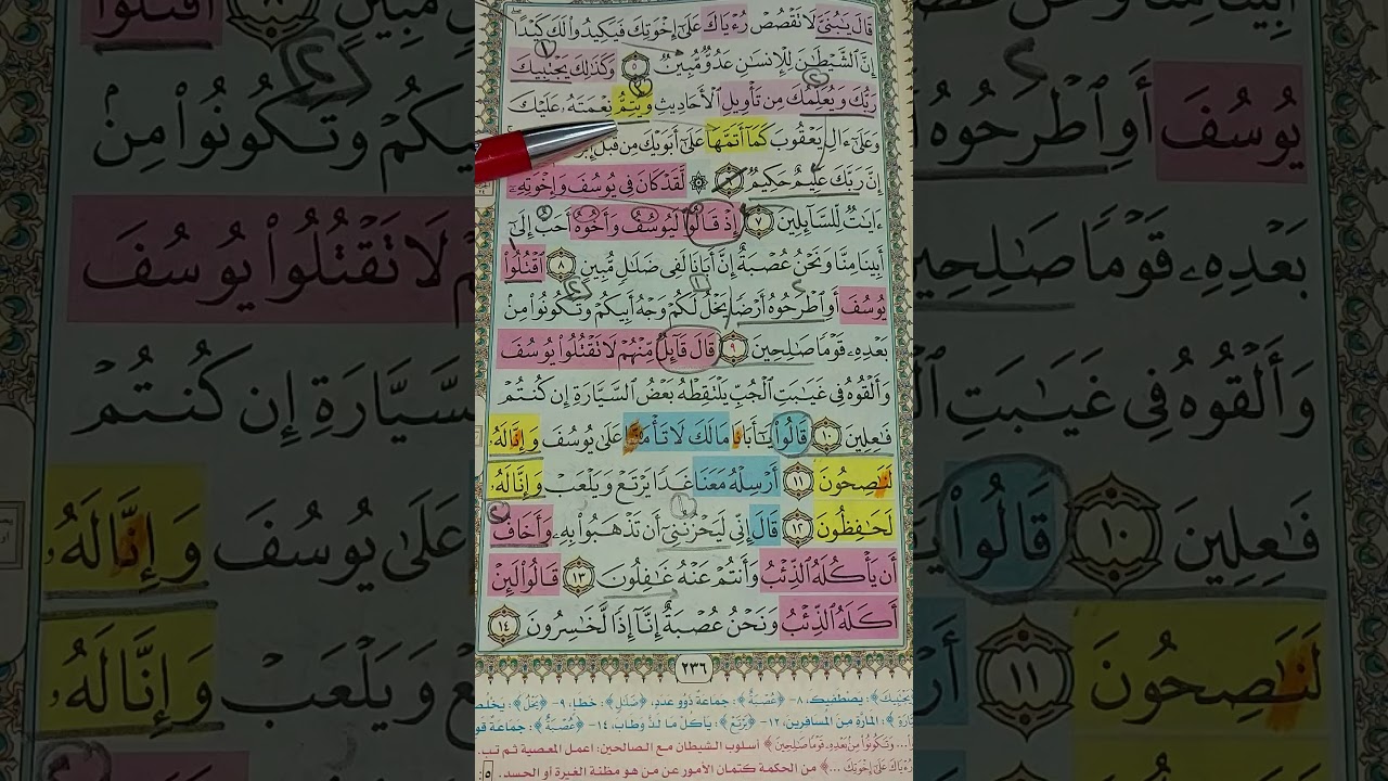 روابط سورة يوسف ( 1: 29)