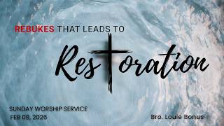 Sunday Worship Service @LJOR GMI Tanza. Feb 08, 2026 pt 1