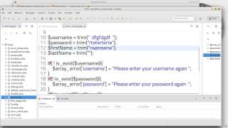 145 PHP scripting language error Validation