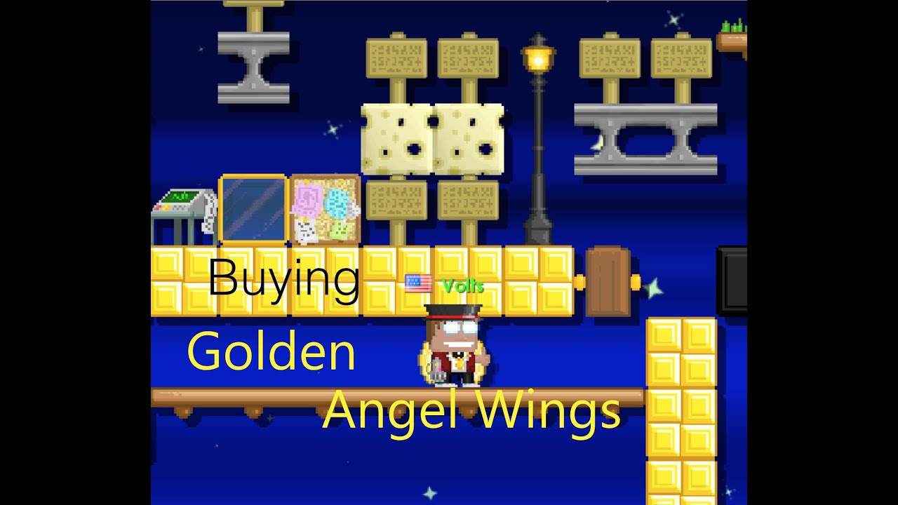 Growtopia | Buying Golden Angels!