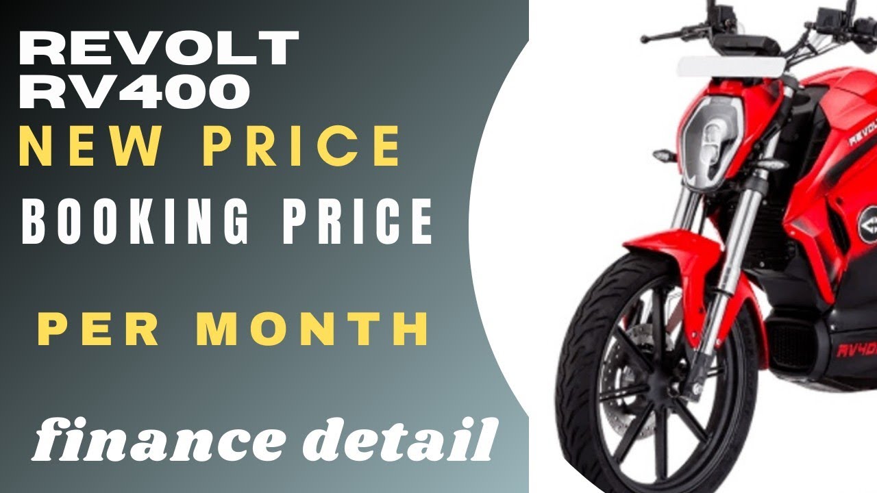 Revolt RV 400 New Price // EMI / Down 