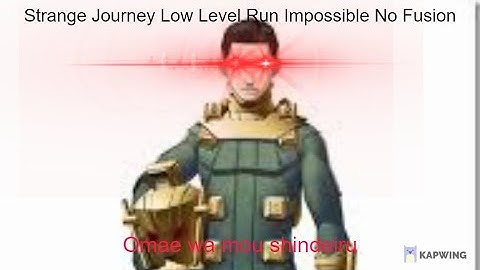 Strange Journey Redux - Macabre (Low Level, Impossible, No Fusion)