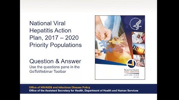 5/5 National Viral Hepatitis Action Plan Priority Populations - Part 2 (9/28/17)