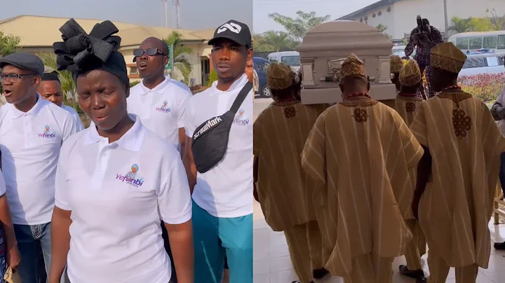 SEE HOW NOLLYWOOD ACTOR, IJEBU AND SIBLINGS MAKE A STATEMENT WITH THEIR MOTHER BURIAL