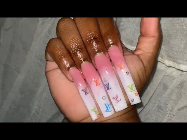 Beginner Friendly: Simple Louis Vuitton Nail Design 