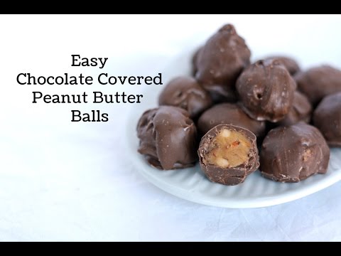 Chocolate Covered Peanut Butter Balls Recipe