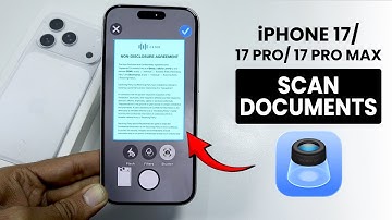 iPhone 17 / 17 Pro Max: How to Scan Documents (Using Preview App)