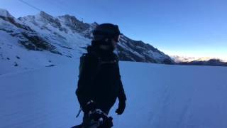Snowboarden 30.12.15 in Saas Fee