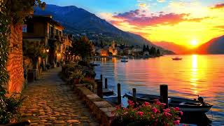 Golden Harbor at Sunset | 26 Minutes of Peaceful Lakeside Ambience for Relaxation & Reflection