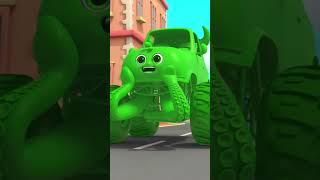 Monster Truck Madness! #morphle #funny cartoons #learn about animals